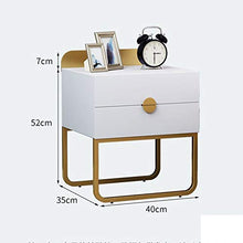 Comodini Camera da Letto Nordic Comodino Moderno Semplice Camera da Letto di Modo Creativo in Ferro battuto Governo di immagazzinaggio Comodino