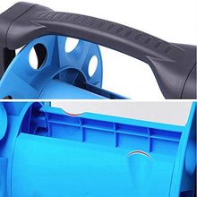 Hgedz Portarotolo Portatile da Giardino Stand, Supporto Vasca autoportante per Carrello di stoccaggio per Tubo da 35m 1/2 Pollici Strumento di stoccaggio per irrigazione da Giardino