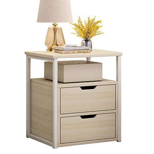 Comodini Decorazione Addensare Camera da Letto della Famiglia Locker Semplice Studio Solido Doppio Legno di pompaggio Bagno Corridoio Soggiorno 40X34X50cm MUMUJIN (Color : Cherry)