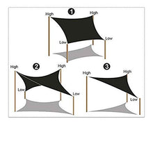 BXY Tenda A Vela, Tende da Sole Impermeabile, Protezione Raggi 90% UV Vela Parasole Ombreggiante, Adatto per Esterni, Terrazza, Giardino, Prato (2.5X3M),O