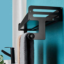 LYM &ripiano di stoccaggio Portasciugamani, Bagno Cucina mensola portasciugamani Stoccaggio mensola fissata al Muro scaffale Scaffale di Finitura (Size : 40cm)