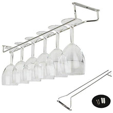 Aomerrt 27/35 / 55cm 3 Dimensioni Supporto per calici per portabottiglie in Vetro da Vino sotto Il Mobile Home Bar Pub, 27CM