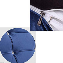 FLHSLY - Cuscino lombare in flanella, lavabile, adatto per camera da letto, rosso, senza testiera 135 cm