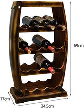 Botte di Vino in Legno Portabottiglie Portabottiglie in Legno Modellazione di Botte in Legno massello per casa di Famiglia Bancone Bar Hotel Ristorant