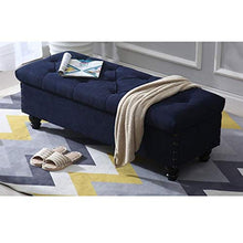 LXESWM Pouf Panca Ottomana Stoccaggio Ottomano con Flipping Coperchio Scarpe Banco Poggiapiedi Pieghevole Bagagli Petto di Archiviazione Pouffe Storage Box Bed Fine Sgabello Divano Sgabello