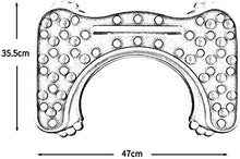 JXJ Poggiapiedi Imbottito Poggiapiedi Weifeng Bagno Squat Assistance Sedile Doccia Antiscivolo Massaggio Durevole Scaletta Moderna Sgabello Multifunzione, Mobili da Bagno in plastica Stor (Color