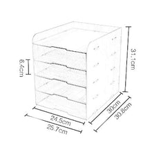 Schedario Classificatore Verticale Cartella del Desktop, Portariviste in Legno Scaffale per Cancelleria A più Piani, Forniture per Ufficio O Articoli per La Casa (Size : #8)