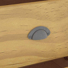 H-CAR Credenza Cassettiera Cassettiera 6 Cassetti Comodino Linea Hill 125x40x80 cm in Legno massello di Pino
