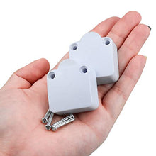 2 Pezzi Interruttore Armadietto Interruttore di contatto porta Interruttori 2A 250V Interruttore Armadio Bianco Interruttore Porta per Armadietti