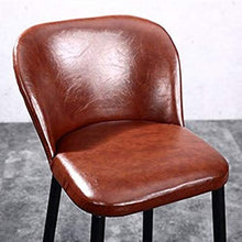 AWYJ Sgabello da Bar Retro High Bar Stool Chair Pianale da Cucina Sgabello Dining Chair Brown Sgabelli Pub Altezza (Color : Brown, Size : 43x45x65cm)