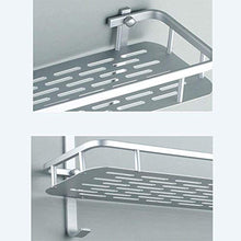 AINIYF Bagno Bagno Doccia Mensola Organizzatore a Parete in Vetro temperato Solid Installazione di Rame Punch, 6 Formati (Dimensioni: 61x12cm)