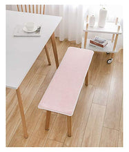 wangk Cuscino per panchina per Interni e Esterni, 2 3 4 posti, Morbido Cuscino per Dondolo da Giardino, Antiscivolo, Cuscino Lussuoso per panchina da Giardino-Rosa 100×30cm(39×12in)