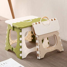 KOLOSM Sgabello Pieghevole da Bagno Fashion Fold Step Sgabello Plastica Portable Bench Sedia Benco Casa Casuale per Unisex all'aperto Bagno Viaggio Easy Storage (Color : Green S)