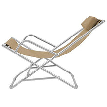 Tidyard Sdraio Pieghevole Giardino Reclinabili 2 pz Grigio Talpa Acciaio 69x61x94cm，Massima capacità di carico 120 kg