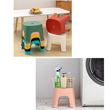 household products Sgabello in plastica addensata, Sgabello per Bambini da Bagno per Uso Domestico, Sgabello per Cambio Scarpe Antiscivolo, Adatto per Soggiorno, Bagno, WC