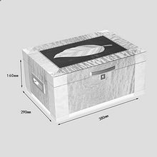 Minmin Cigar Box Humidor Cedar Wood Luxury grande capacità del cassone Fumo Idratante scatola marrone, 380x290x160mm accessori del sigaro (Size : 380x290x160mm)