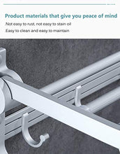 Spazio pieghevole Asciugamani in alluminio Asciugamani in alluminio Scaffale da bagno Scaffale da bagno Asciugamani da bagno Asciugamani con scaffale portasciugamani Bagno portasciugamani da bagno