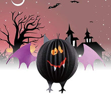 ARTFFEL Vola 2pcs Halloween Lanterne Creativo Hanging Delicato Modello di Grandi Dimensioni Bat Tatuaggi Lanterna Luce Scene Bonus for Ambientazione Esterna Partito .Compleanno