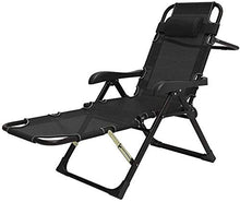 XLYYHZ Sedia Zero Gravity Sedia Zero Gravity ， Lettino Prendisole ， Sedia da Giardino Pieghevole in Metallo Sedia da Giardino reclinabile per Esterni Sedia da Ufficio in Rete Relaxer con Cuscini Ch