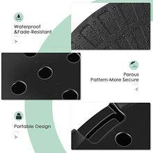 MVPower Base per Ombrellone, Ombrello Base, Possono Essere Riempiti con Acqua o Sabbia, Adattatori Precisi, Stabile,48.3 x 48.3 x 8.2, Nero