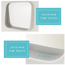 Mirror Specchio per la casa Specchio per Il Bagno Specchio per Il Bagno Pugno Gratuito cremagliera mensola del Bagno Specchio per Appendere Lo Specchio Quadrato Specchio per Il Trucco 500mm × 700mm