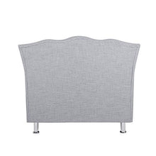 Beliani Letto con Contenitore in Tessuto Grigio Stile Chesterfield 90 x 200 cm Metz