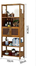 PWZ Pratica Semplicità Domestica Armadietto Del Vino in Legno Scaffale in Legno Di Bambù Piano Libreria Semplice Cinese Soggiorno Piccolo Pratica Semplicità Domestica Armadietto Di Stoccaggio