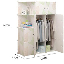 Kylincss Armadio per Vestiti Portatile Armadio Armadio per Camera da Letto Armadietto di stoccaggio Cube, capiente