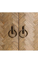DenZZO - Cassettiera in legno di Mindi naturale, manici originali Cosy