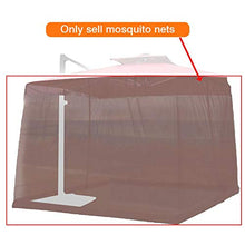 Zanzariera Ombrellone Ombrellone da Patio Schermo a Rete Resistente ai Raggi UV Zanzariera Gazebo Zanzariera Copertura a Rete per Patio Tavolo Ombrello Mobili da Ponte Copertura in Rete