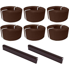 Thermoplast® - Set di 6 strisce protettive per recinzioni, 9,5 cm x 52 m, marrone, 19 cm x 20 pezzi