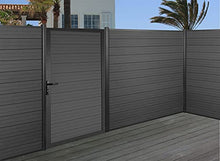 Mendler Porta per Recinzione Pannelli frangivento Protezione Privacy Sarthe 180x90cm Antracite