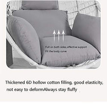 ZJZJ Comfort Antiscivolo Cojin,Swing Seat Cushion Durevole,Interno Ed Esterno Terrazza Cortile Prato Grigio 68cm