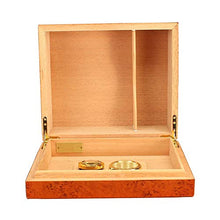 Minmin Cigar Box Small Luxury Car portatile Idratante Cigar Box, 260x225x110mm accessori del sigaro (Size : 260x225x110mm)
