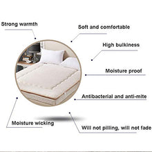 QXTT Materassi Letto Futon Materasso Futon Matrimoniale Pieghevole Giapponese Tradizionale Futon Tatami Ultra Morbido per Massaggi Esercizi di Yoga Campeggio Hotel,White-100 * 200cm