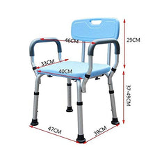 JTKDL Sedia da Bagno Sedia da Bagno Antiscivolo Sgabello da Bagno per Donna Incinta Sgabello da Bagno per Anziani