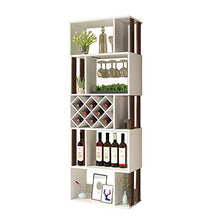 FPigSHS Porta Bottiglie da Vino Cantinetta per Vini Vetrinetta Vetrina Armadio divisorio Espositore a Terra Scaffale a Muro Multifunzione Contatore Bar da Soggiorno Soggiorno Cantina