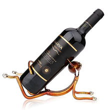 TOOARTS Portabottiglie per Vino dal Design, Rastrelliera portabottiglie Vino scaffale di Decorazioni per la casa, Decorazioni per Interni Yoga Cat
