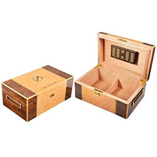 CLJ-LJ Humidor Umidificatore Portatile umidità Sigaro Cubano Scatole Legno di Cedro Fumare sigari Serbatoio Storage Box