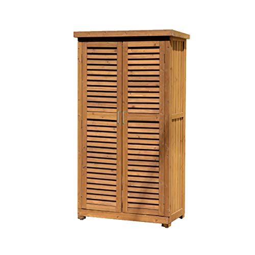 TheGoodGarden Mobiletto in Legno da Esterno Utile 4-87x45x160 Cm