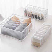 Ponacat Intimo Reggiseno Calzino Organizer per Le Donne Borsa da Bagno Pieghevole Reggiseno Calzino con Divisorio Facile da Trasportare Borse Portatili Indispensabili da Viaggio