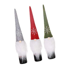 Amosfun 3pcs Bottiglia di Vino di Natale Copertura Bottiglia di Vino Gnomo Topper Natale Bottiglia di Champagne Manica Ornamento Decorazione del Tavolo da Pranzo