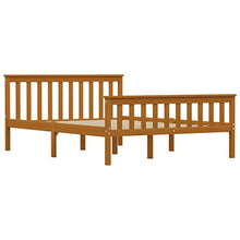 SKM Giroletto con 4 Cassetti Marrone Miele Legno di Pino 140x200 cm (44.7kg)