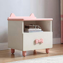 LICHUAN Tavolino comodino comodino con cassetto e comodino aperto per riporre il comodino, minicomodino minimalista mobili da montare