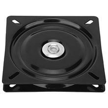 Lantro JS Giradischi Universale Rinforzato per Tavolo da Pranzo in Ferro Nero a 360 Gradi, Sedile Girevole, Resistente per Sedia con Sgabello da Bar(6 Inches-Full Beads Thick)