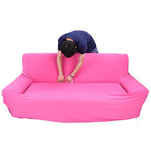 Copridivano A 3 Posti Lounge, Tratto Pieno Fodera Elastico, 7 Colori Solidi Opzione (Colore : Deep Blue)