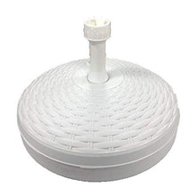 AK Sport Base Ombrellone Ratan 20 lt, Bianco