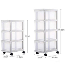 TXXM fabbricazione cassettiera Cucitura armadio cassetto di stoccaggio slot armadio bagno cucina rack di stoccaggio (colore: bianco, dimensioni: 3 strati)