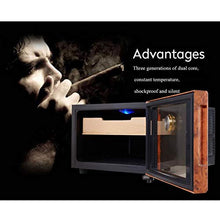 Ljf Sigaro Humidors Cigar Cabinet Termostatico Cigar Machine House Cigar Box Risparmio energetico Mute con igrometro Regalo (Color : Black, Size : 27.5 * 41 * 51.5CM)