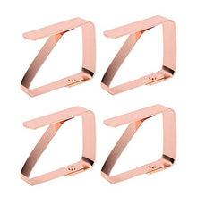 MAVIS LAVEN Clip per tovaglia, Clip per tovaglia in Acciaio Inossidabile Clip per Supporto per tovaglia Antiscivolo per Ristorante, Festa, Campeggio, Picnic per Matrimoni 4 Pezzi